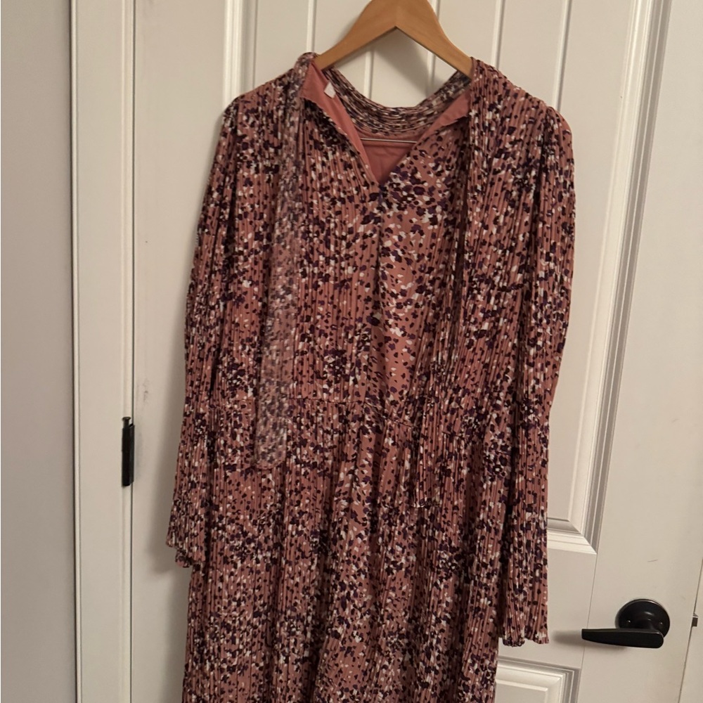 Chelsea28 Pink and Purple Floral Dress